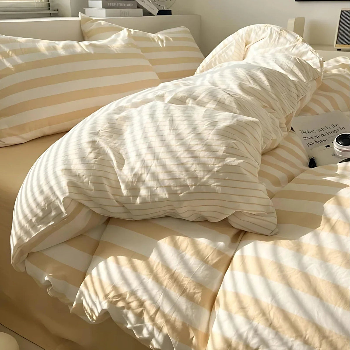 Brytona Striped Bedding Set