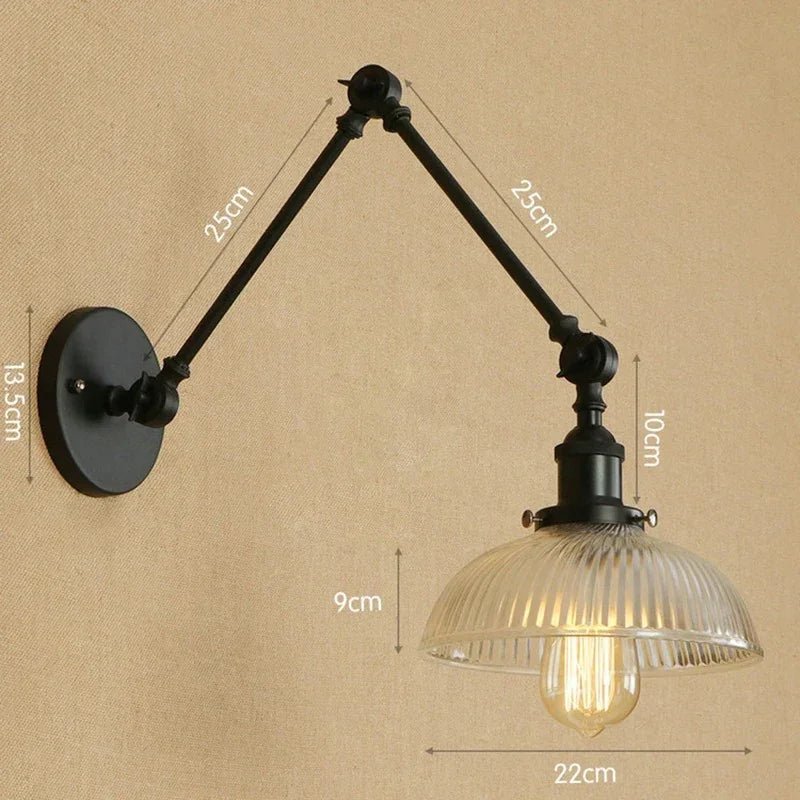 Calstova Glass Adjustable Wall Lamp