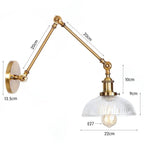 Calstova Glass Adjustable Wall Lamp