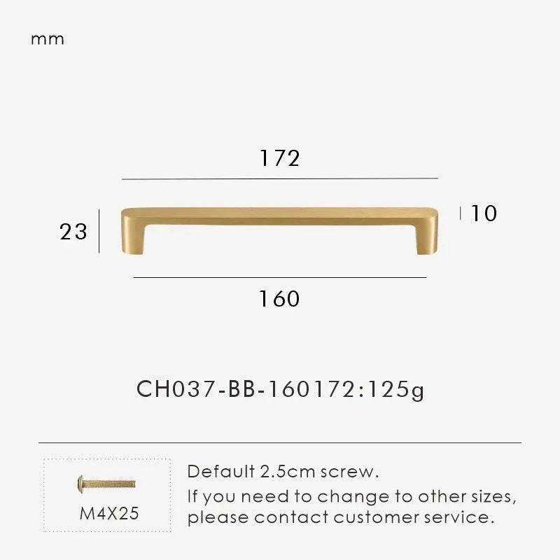 Calyra Wall Brass Handles