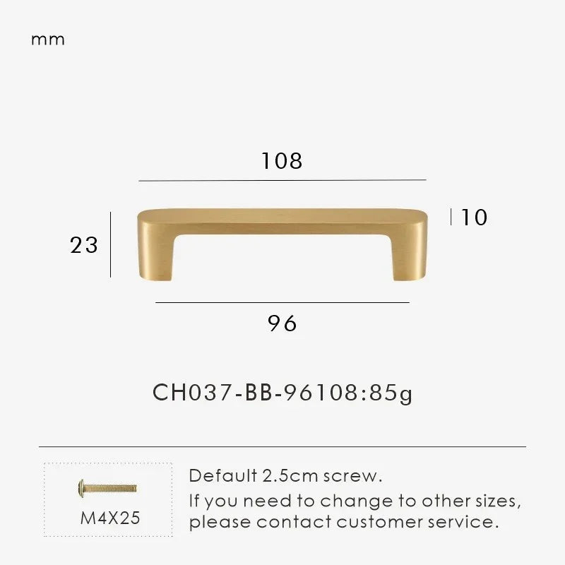 Calyra Wall Brass Handles