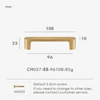 Calyra Wall Brass Handles