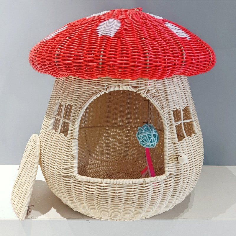 Cat House Woven Natural Fiber | TheKanta