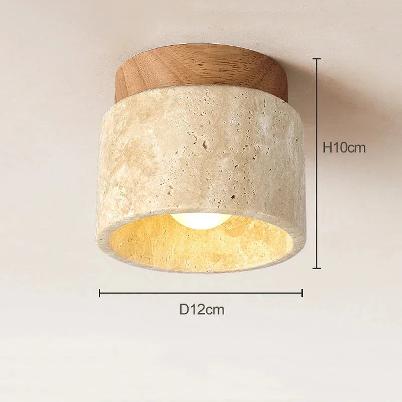 Cedarweald Travertine Surface Mounted Downlight