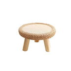 Chair Set Woven Natural Fiber Wood | TheKanta