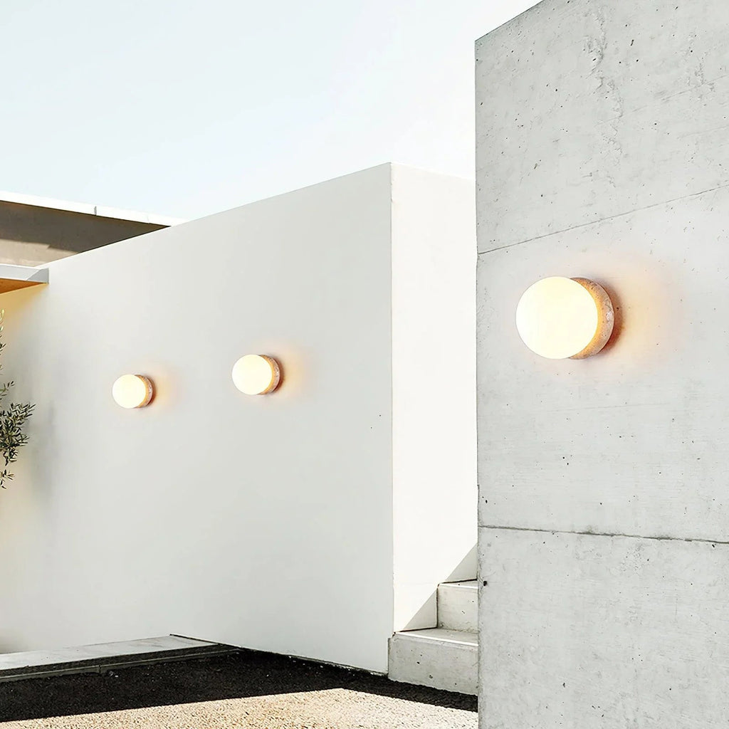 Cloveworth Travertine Wall Light