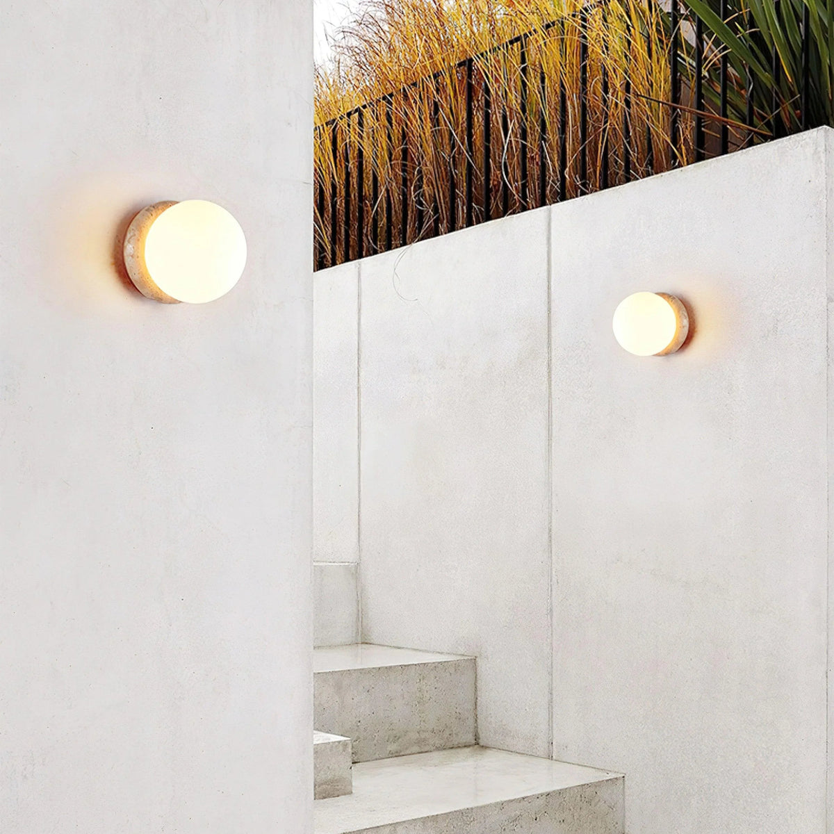 Cloveworth Travertine Wall Light