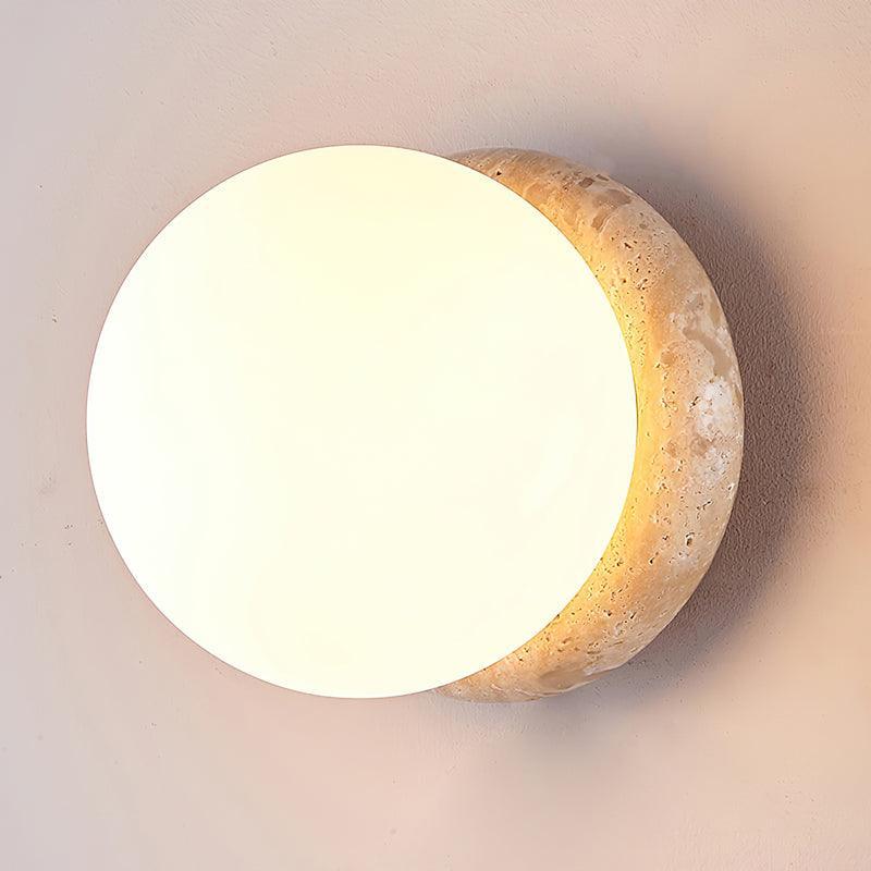 Cloveworth Travertine Wall Light