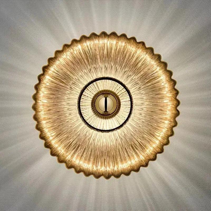 Corvura Wall Lamp - Glass