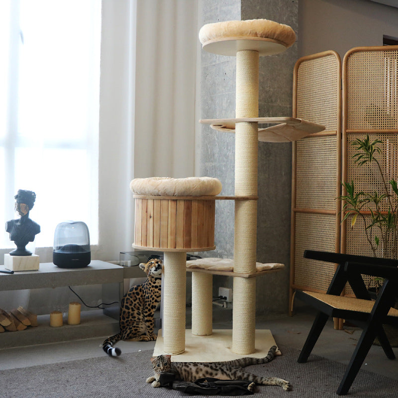 Cozy Cat Tree with Multiple Levels | TheKanta
