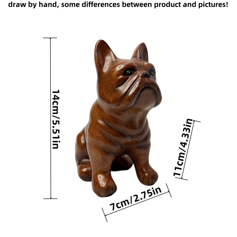 Creative Bulldog Figure made of Hand-Painted Resin | TheKanta
