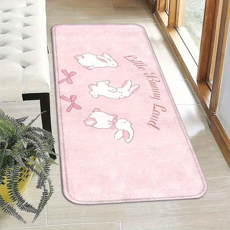 Cute Bunny Shaped Decorative Area Rug | TheKanta