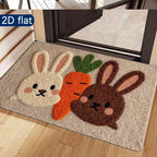 Cute Bunny Shaped Decorative Area Rug | TheKanta