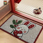 Cute Bunny Shaped Decorative Area Rug | TheKanta