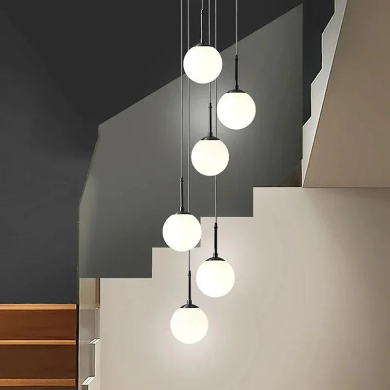 Dalruna Glass Ball Pendant Lamp