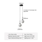 Dalruna Glass Ball Pendant Lamp