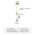 Dalruna Glass Ball Pendant Lamp
