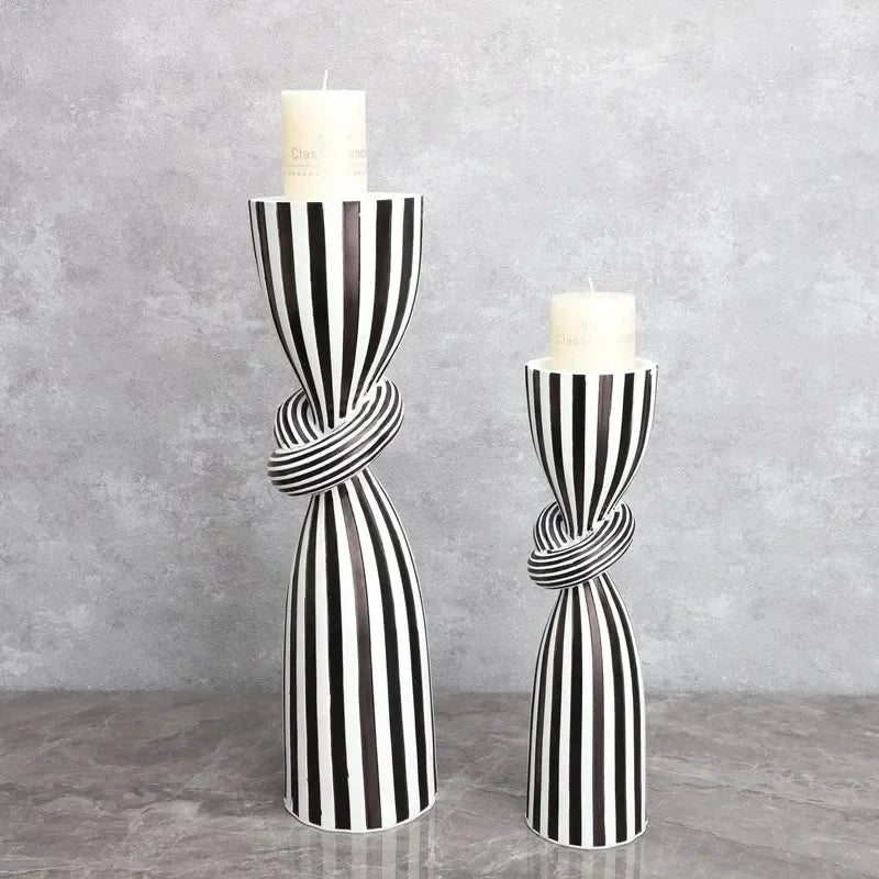 Daltendo Striped Candle Holder
