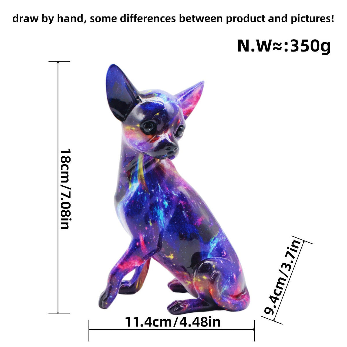 Decorative Ceramic Figure White Lilac | TheKanta
