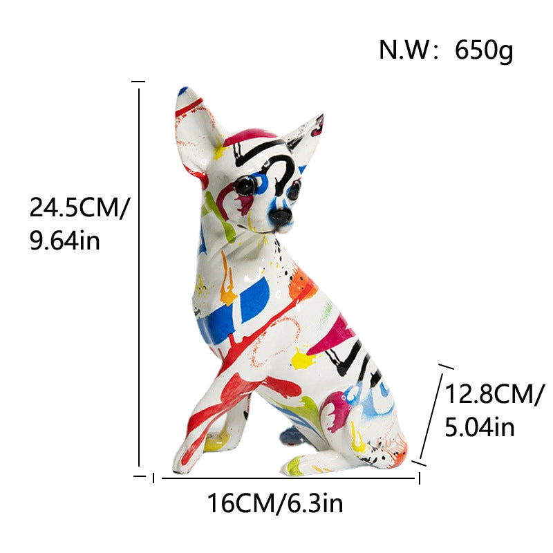 Decorative Ceramic Figure White Lilac | TheKanta