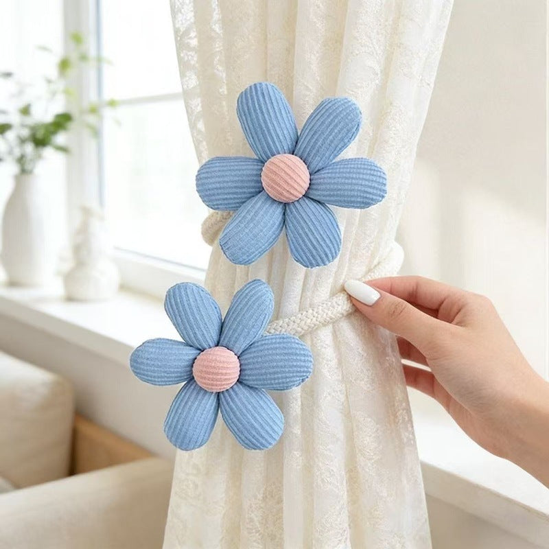 Decorative Curtain Holder Blue Beige | TheKanta