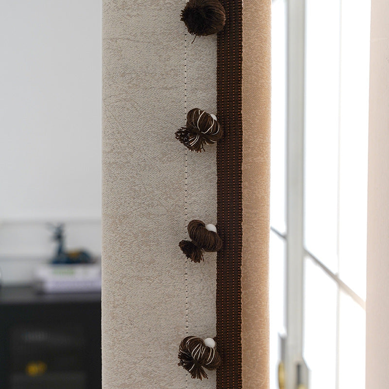 Decorative Curtain Trim with Pompons | TheKanta