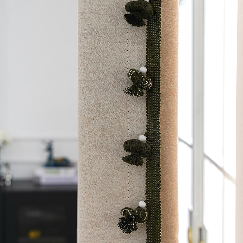 Decorative Curtain Trim with Pompons | TheKanta