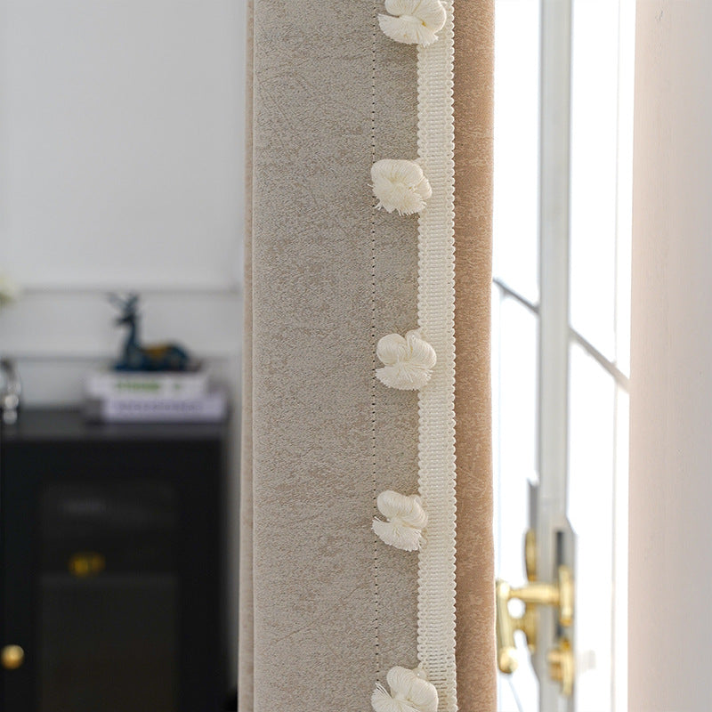 Decorative Curtain Trim with Pompons | TheKanta