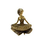 Decorative Deer Figurine with Glitter Details | TheKanta