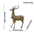 Decorative Deer Figurine with Glitter Details | TheKanta