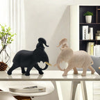 Decorative Elephant Family Sculpture | TheKanta