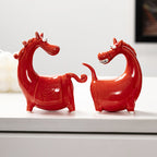 Decorative Figure Red White | TheKanta