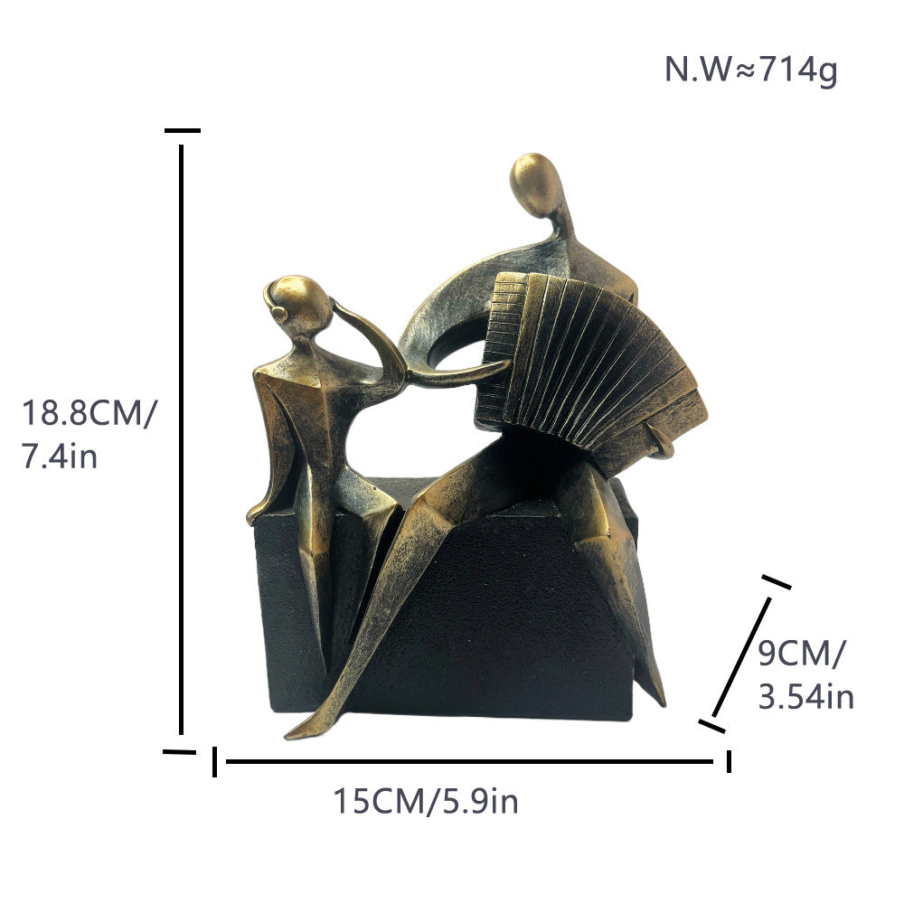 Decorative Figure Soft Textile Metal | TheKanta