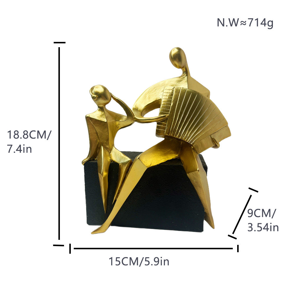 Decorative Figure Soft Textile Metal | TheKanta