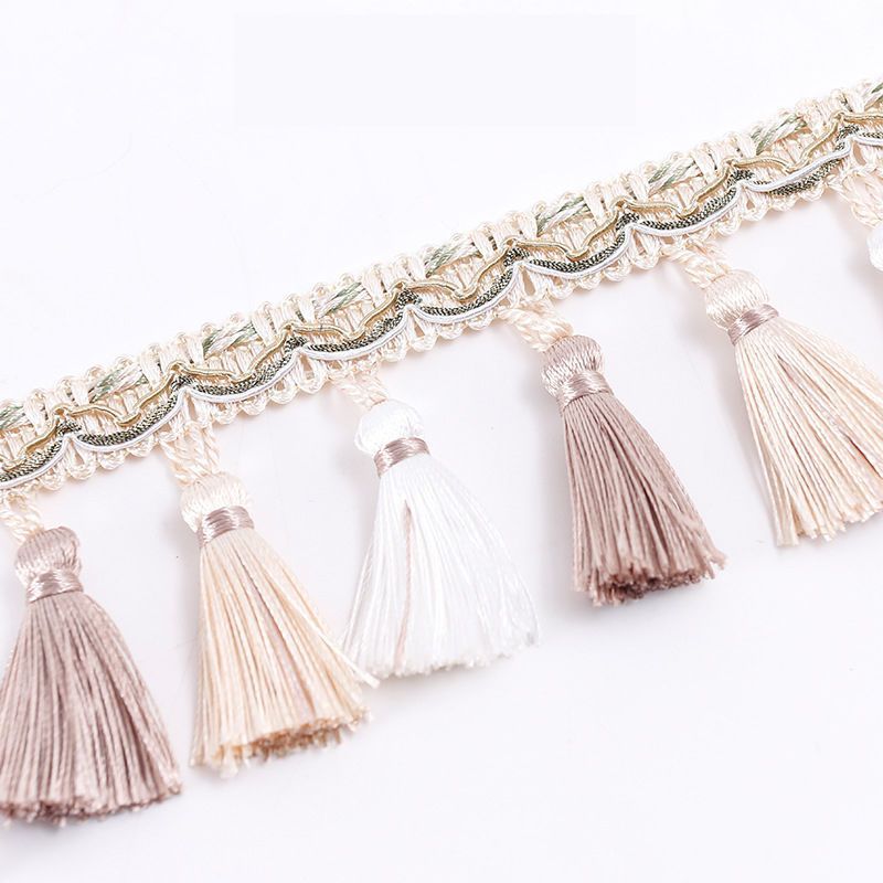 Decorative Fringe Trim Polyester Textile | TheKanta