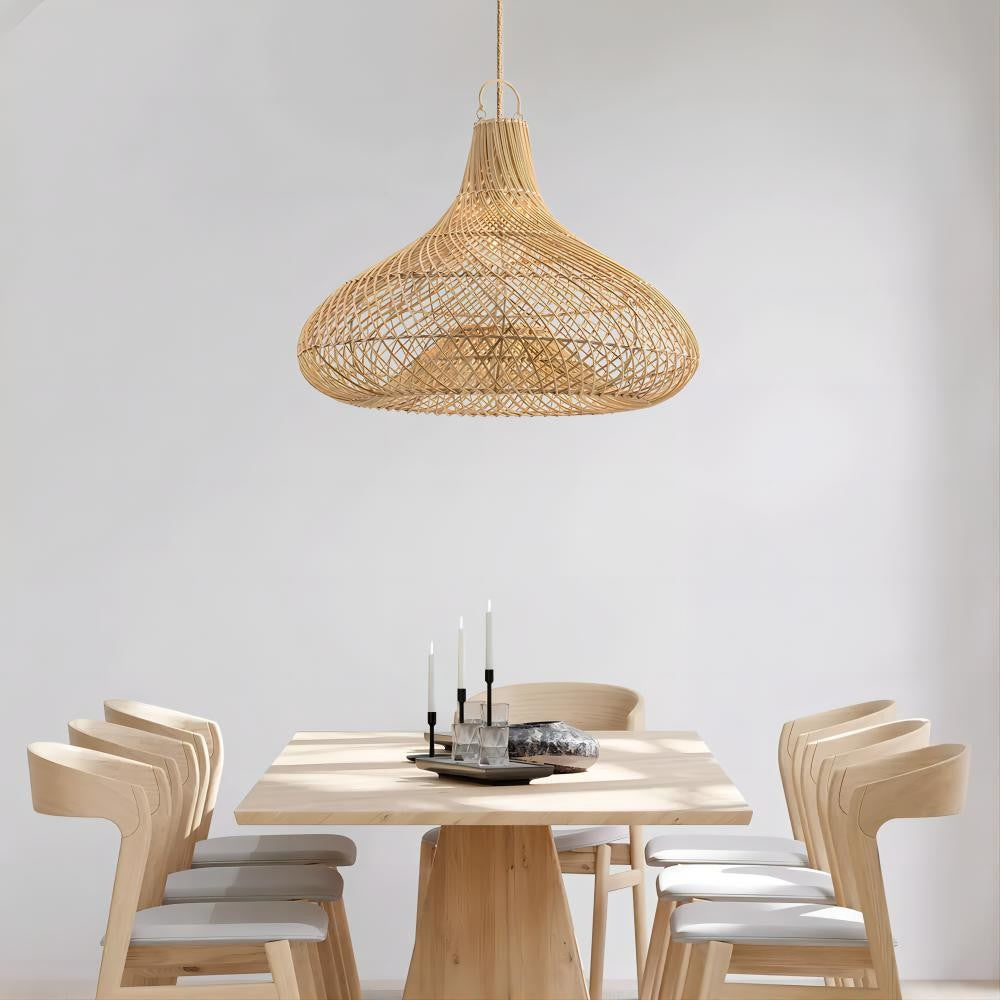 Decorative Hanging Light made of Rattan | TheKanta
