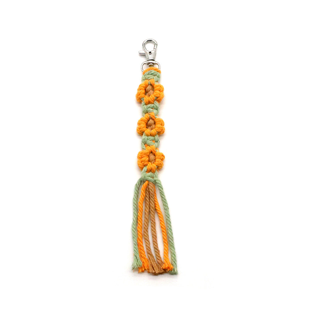 Decorative Keychain made of Macrame | TheKanta