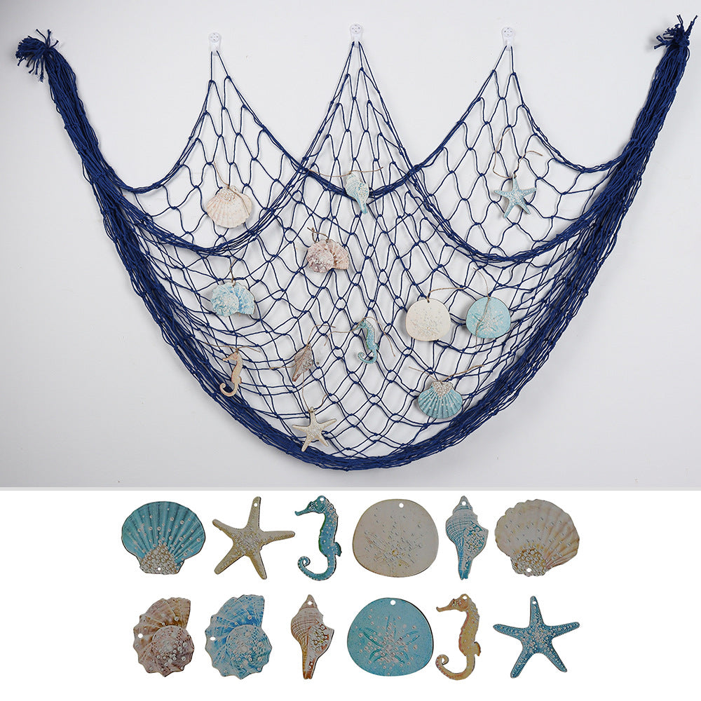 Decorative Macrame Wall Tapestry Cream White Sky Blue | TheKanta