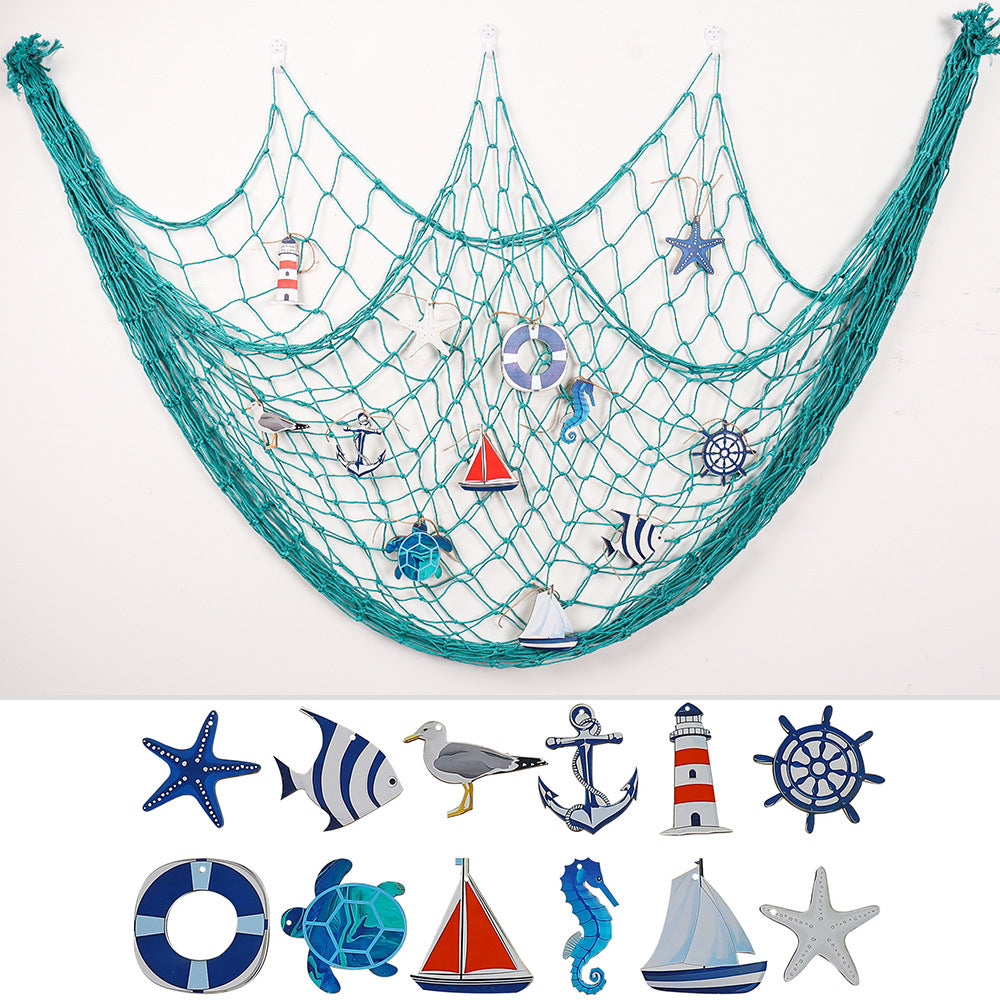 Decorative Macrame Wall Tapestry Cream White Sky Blue | TheKanta