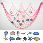 Decorative Macrame Wall Tapestry Cream White Sky Blue | TheKanta