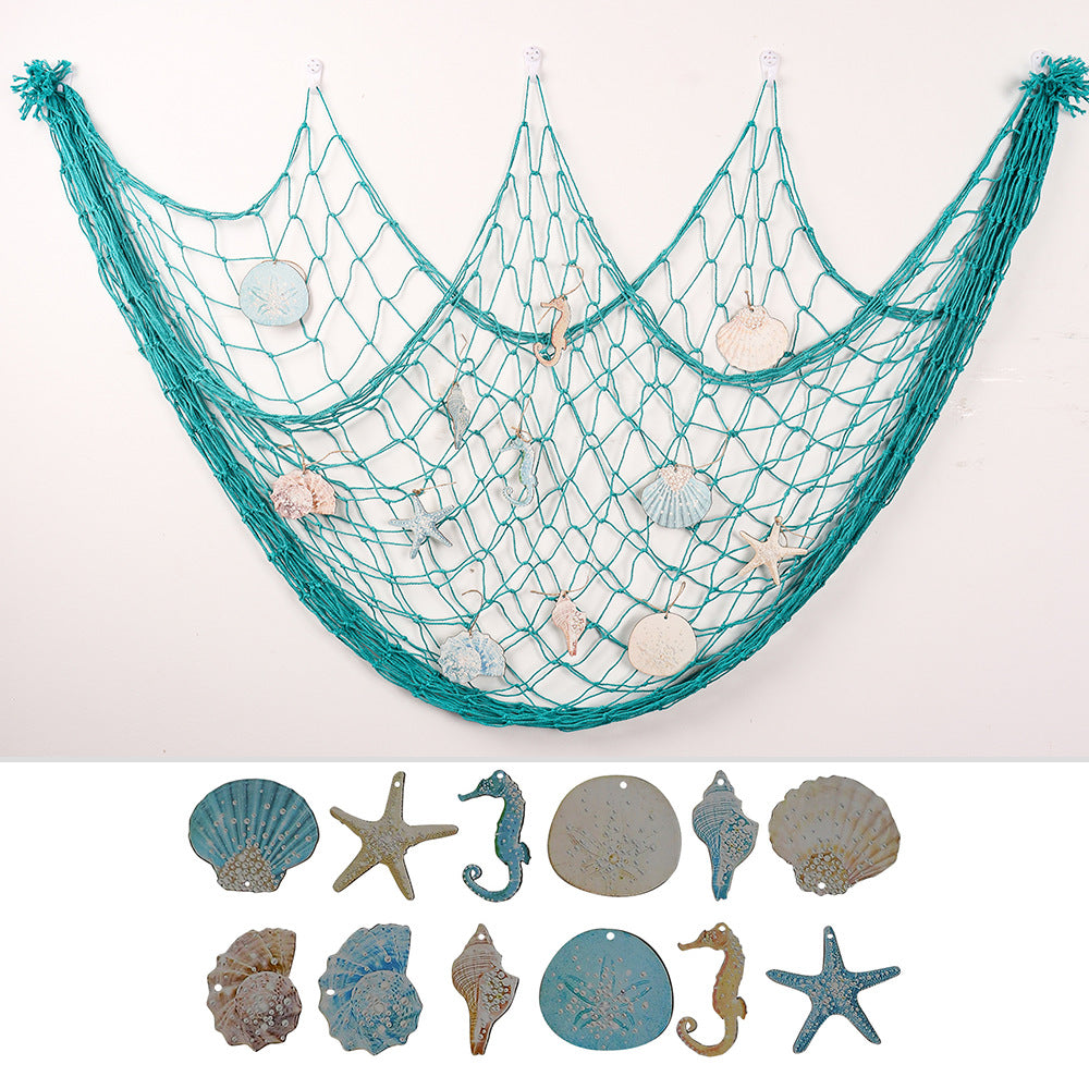 Decorative Macrame Wall Tapestry Cream White Sky Blue | TheKanta