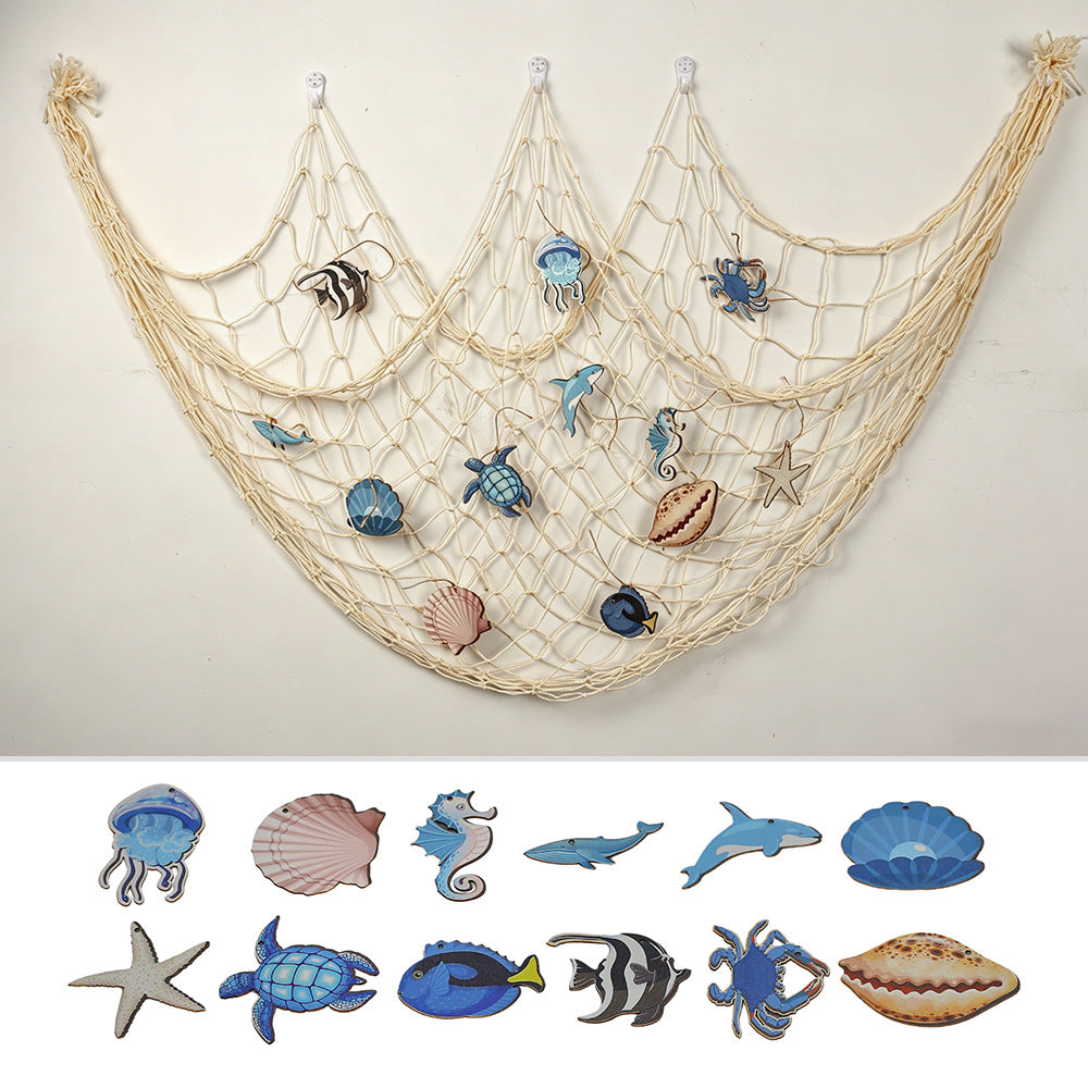 Decorative Macrame Wall Tapestry Cream White Sky Blue | TheKanta