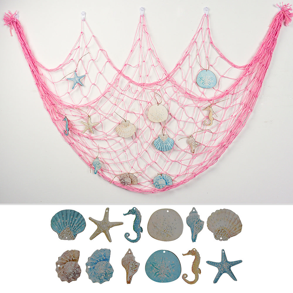 Decorative Macrame Wall Tapestry Cream White Sky Blue | TheKanta
