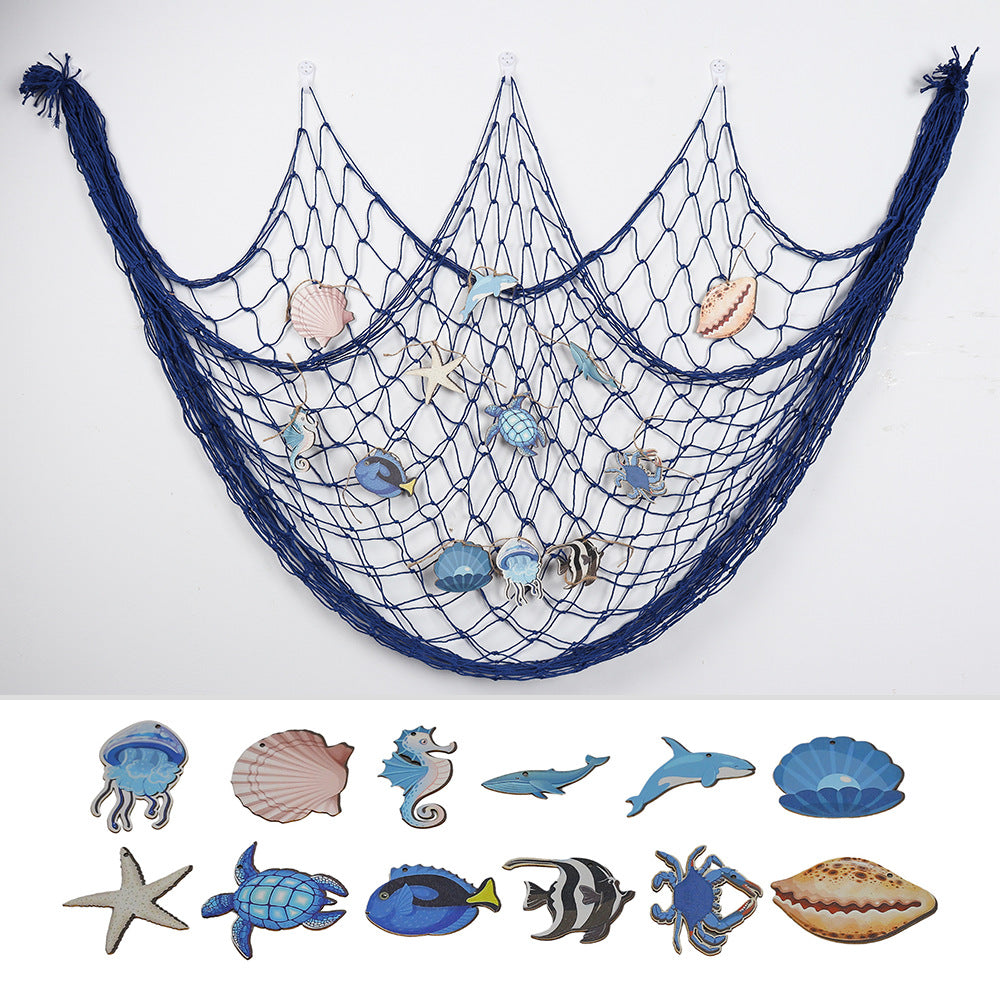Decorative Macrame Wall Tapestry Cream White Sky Blue | TheKanta