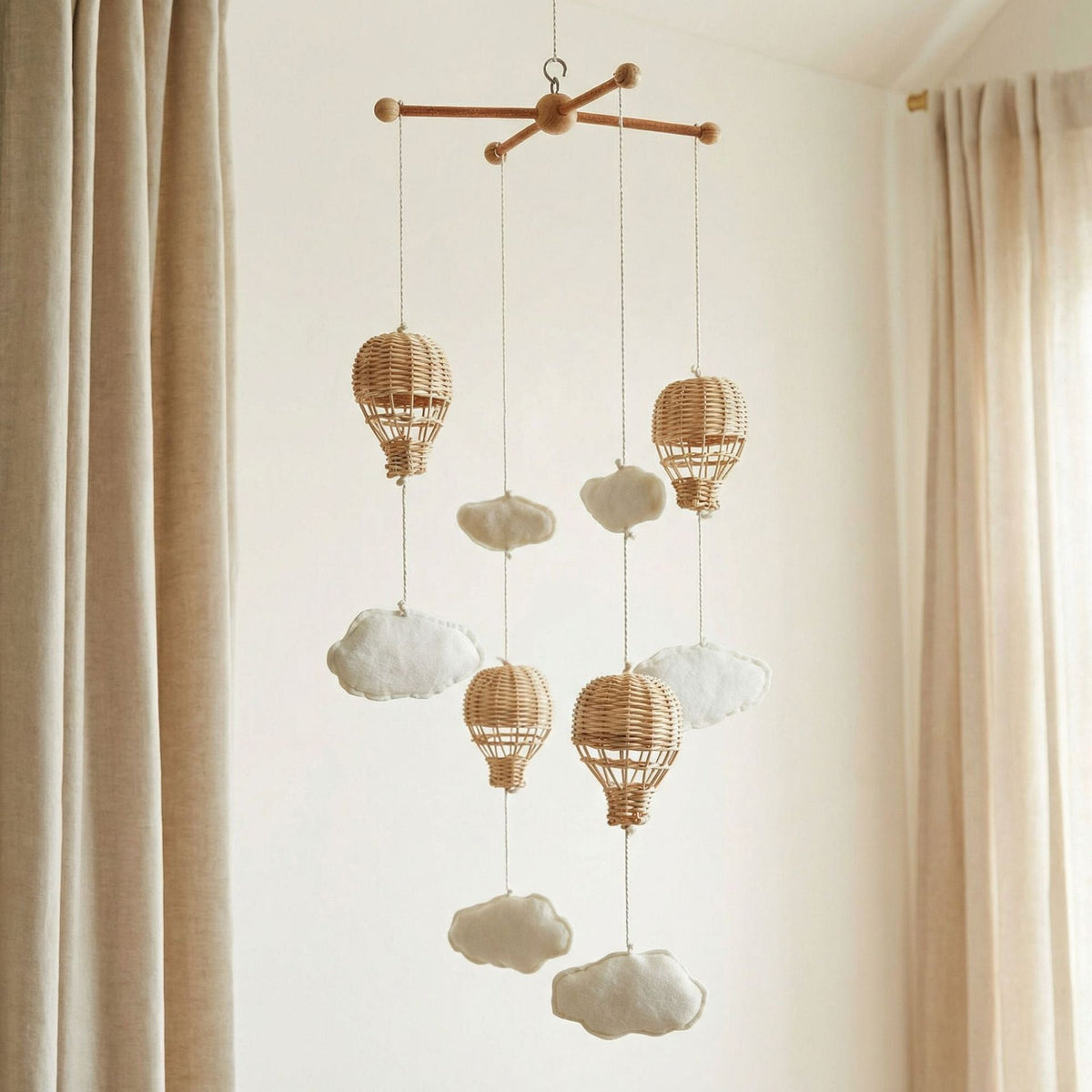 Decorative Mobile Woven Natural Fiber Cotton Textile | TheKanta