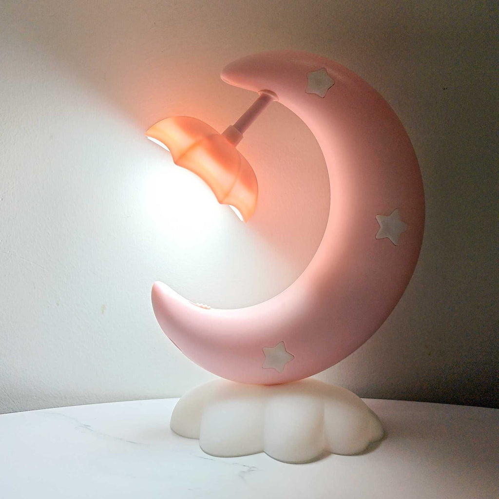 Decorative Moon and Cloud Night Light Table Lamp for Children | TheKanta