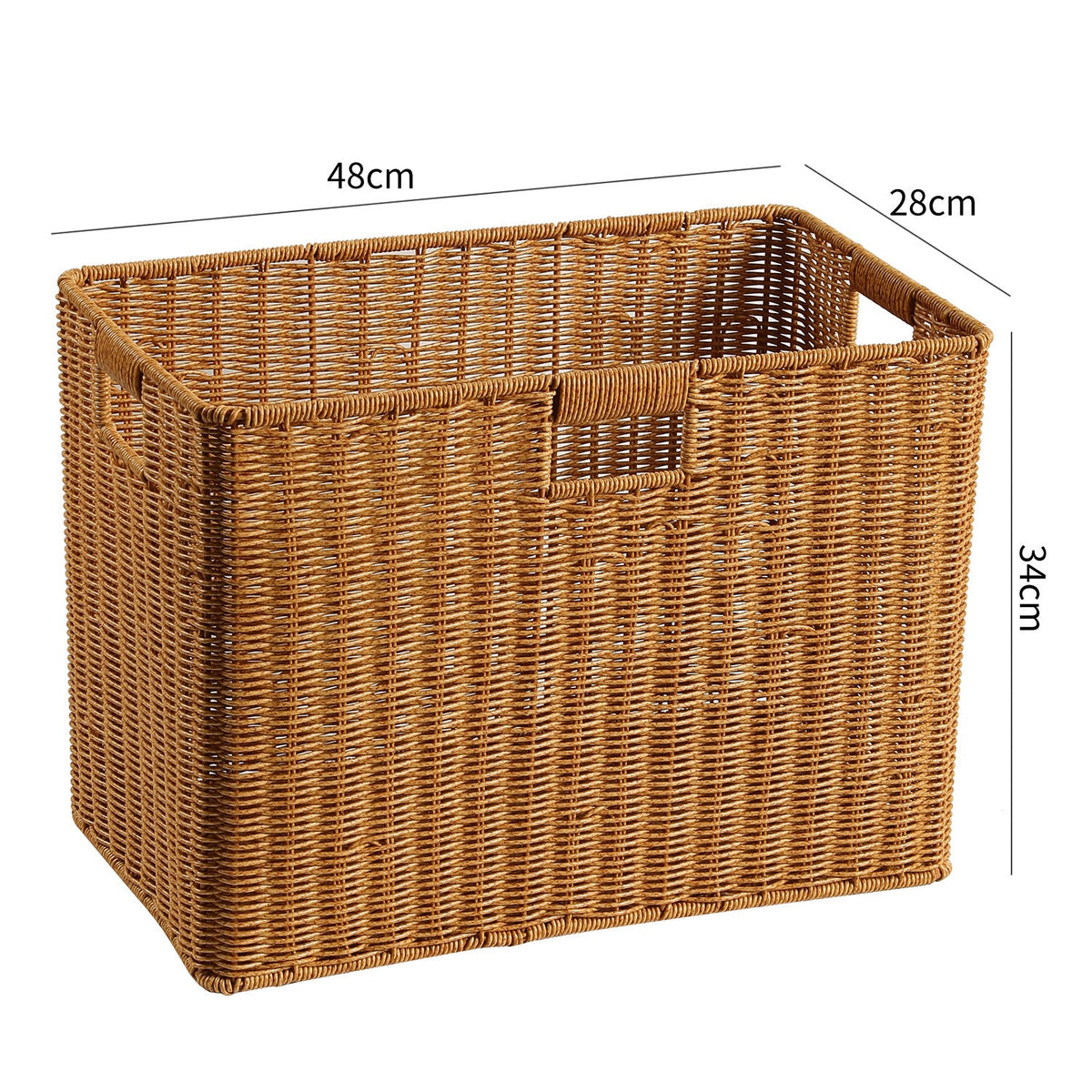 Decorative Storage Basket Light Brown | TheKanta