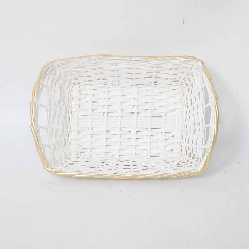 Decorative Storage Basket with Braided Frame | TheKanta