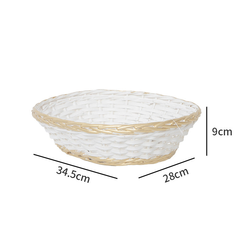 Decorative Storage Basket with Braided Frame | TheKanta