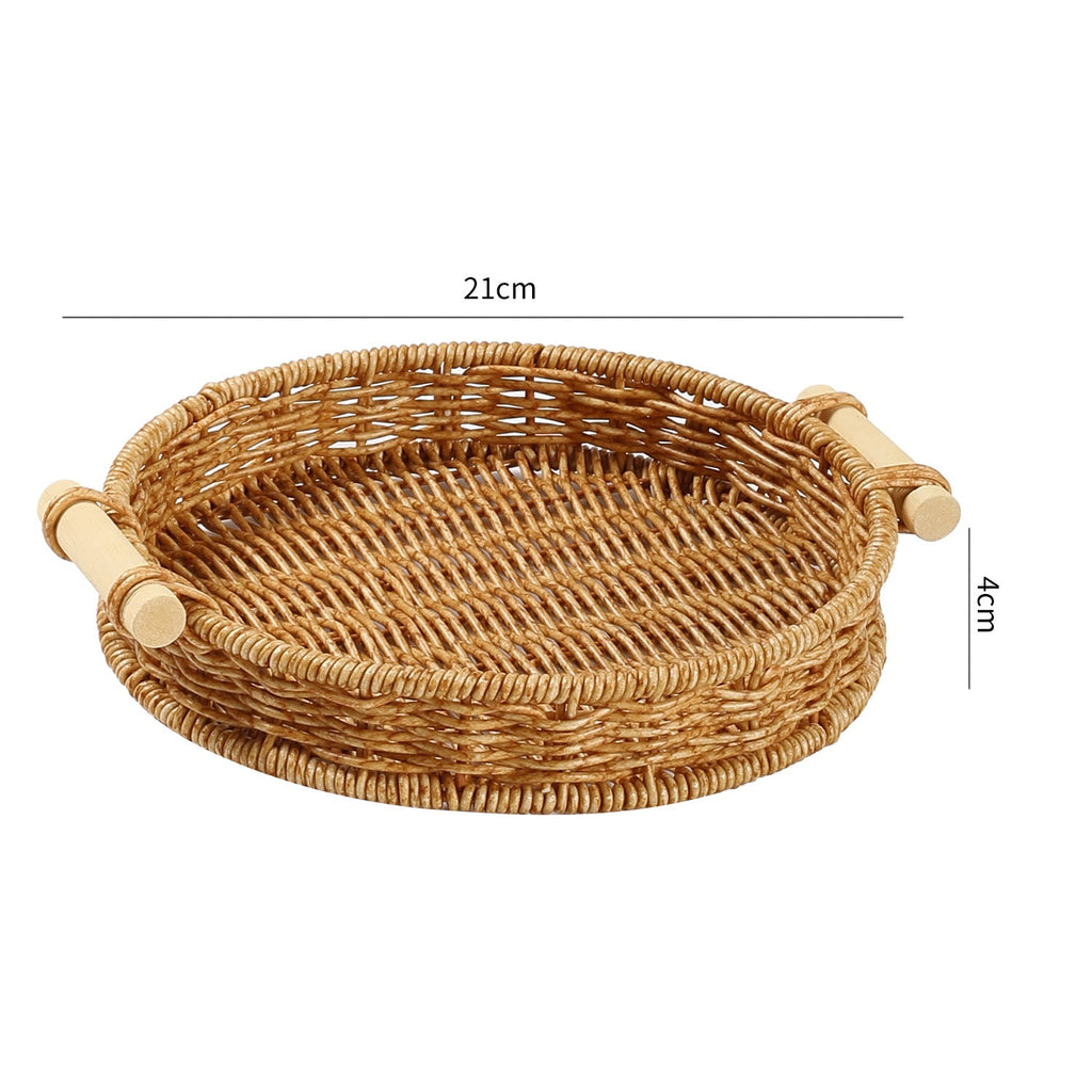 Decorative Storage Wood Handwoven | TheKanta